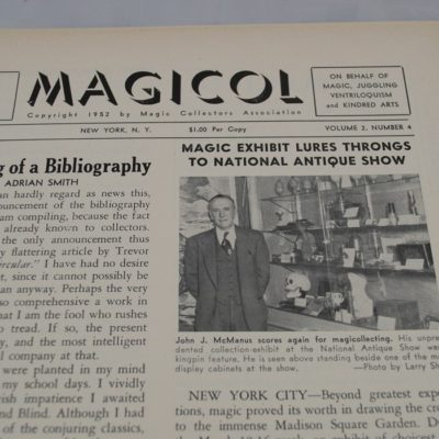 Magicol Series one complete file: Magic Collectors Association 1950-1952