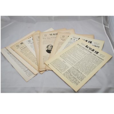 Magicol Series one complete file: Magic Collectors Association 1950-1952