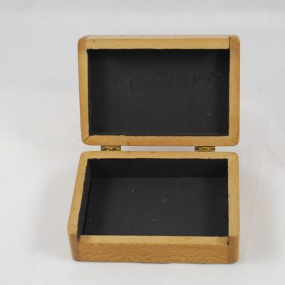 Tarbell Card Box: beautiful wood and outstanding patina