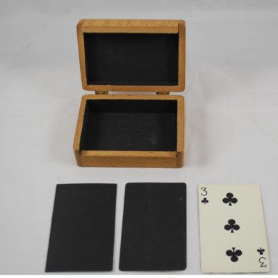 Tarbell Card Box: beautiful wood and outstanding patina