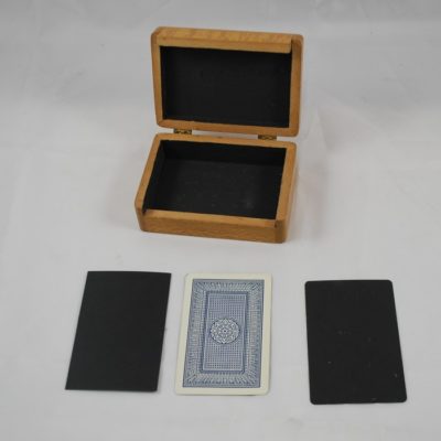Tarbell Card Box: beautiful wood and outstanding patina