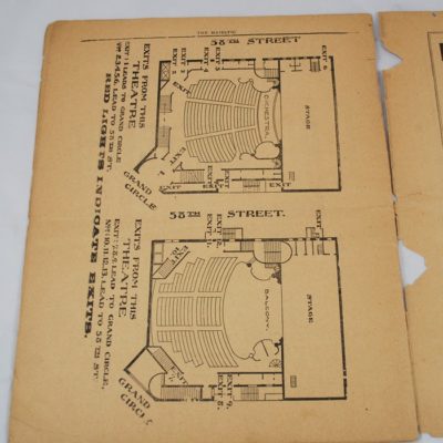 Harry Kellar and Paul Valadon program: Majestic Theater 1905 rare