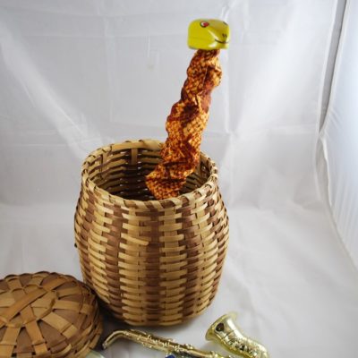 The repeating snake basket from Abbott’s: Vintage late 60’s Pristine