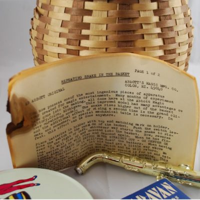 The repeating snake basket from Abbott’s: Vintage late 60’s Pristine