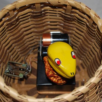 The repeating snake basket from Abbott’s: Vintage late 60’s Pristine
