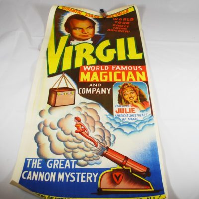 Virgil full color Cannon Mystery panel poster
