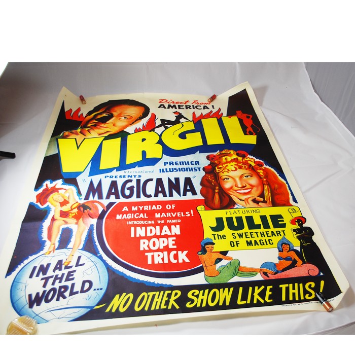 Virgil full color one sheet direct from America poster