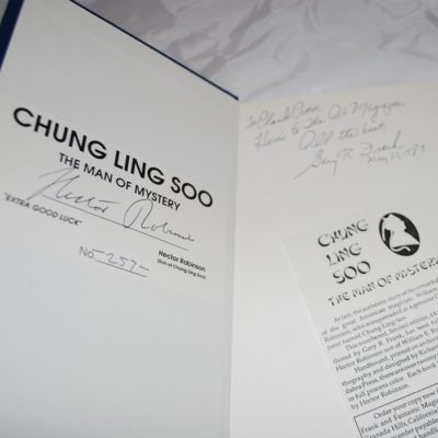 Chung Ling Soo the Man of Mystery Autographed 257 of a limited edition