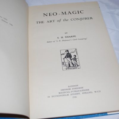 Neo-Magic by S.H. Sharpe 1946 Second Revised Edition