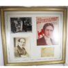 Howard Thurston autographed collage: all original material