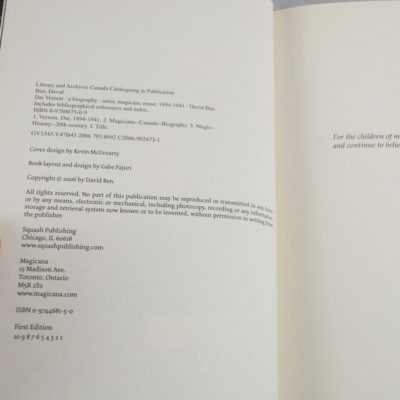 Dai Vernon a Biography: David Ben
