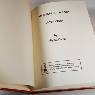 Billy Mccomb’s Magic