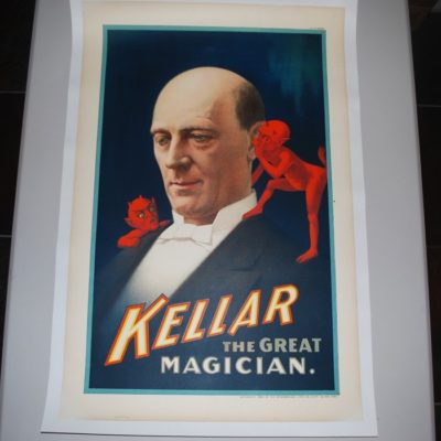 Harry Kellar 1894 Original Strobridge poster: Mint!