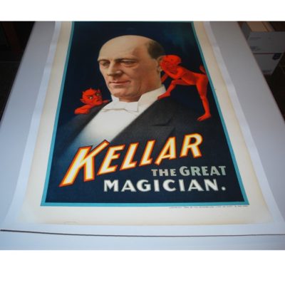 Harry Kellar 1894 Original Strobridge poster: Mint!