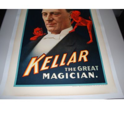 Harry Kellar 1894 Original Strobridge poster: Mint!