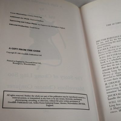 A gift From the Gods: The Story of Chung Ling Soo