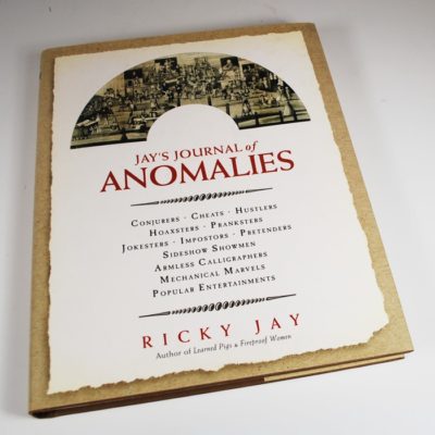 Ricky Jay’s Journal of Anomalies: hardback 2001