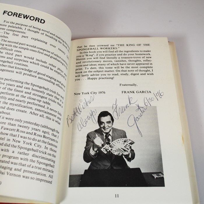 Encyclopedia of Sponge Ball Magic: Frank Garcia: Autographed!