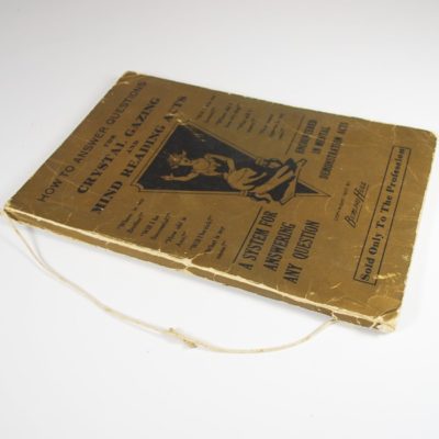 Crystal Gazing and Mind reading acts: Burling Hull 1927