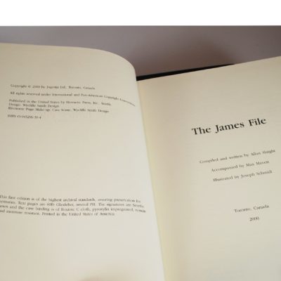 The James Files book one, two and index: 2000