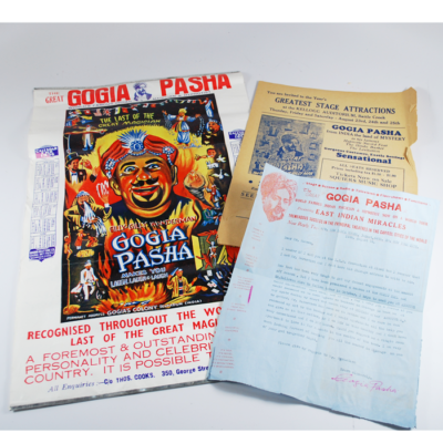 Gogia Pasha Ephemera Assortment: including signed letter