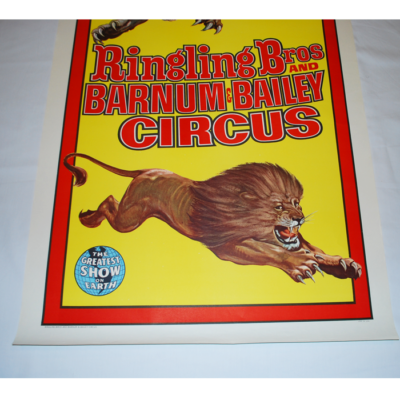 Original Ringling Bros Barnum and Baily Circus Poster 1950's - Image 3