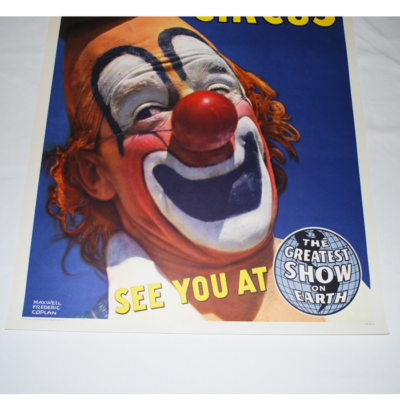 Original Ringling Brothers  Barnum and Baily Circus Poster 1950.s mint - Image 3