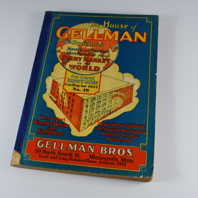 Gellman Brotheres Wholesale Novelty Catalog 1937