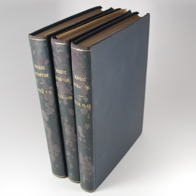 Stanyon's Magic Magazine complete file of all original issued nicely bound 1900-1920