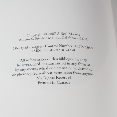 Checklist of Conjuring Catalogs:   Burton Sperber - Image 2