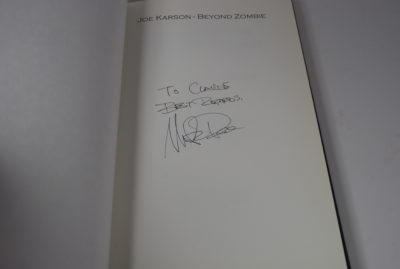Joe Karson Beyond Zombie: Micheal Rose autographed - Image 2