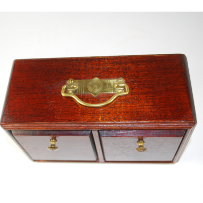 English Style Die Box Circa 1930:  Beautiful Patina - Image 7