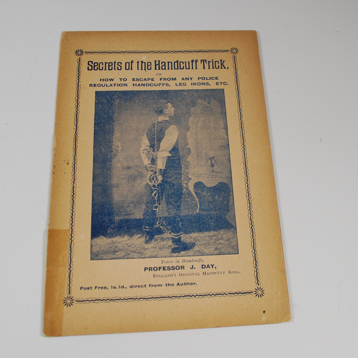 Secrets of the Handcuff Trick: Book and Catalogue: rare