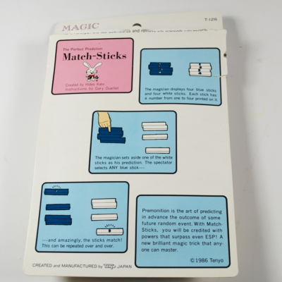 Tenyo Match Sticks T126 Complete 1986 - Image 2