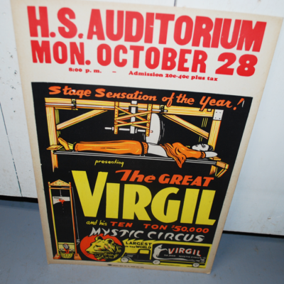 Two Vintage Virgil Window Cards early 1940's - Image 2