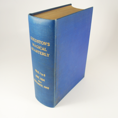 Goldston's Magic Quarterly complete file expertly  bound: A time capsule 1934 through 1940