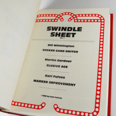 Swindle Sheet and Cheat Sheet Complete files including all Gambling/Magic kits: Karl Fulves - Image 2