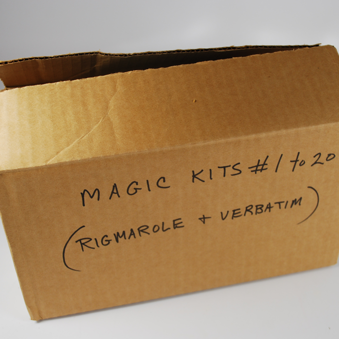 Rigmarole and Verbatim Complete bound file including all magic kit ...