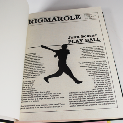 Rigmarole and Verbatim Complete bound file including all magic kit mailings: Karl Fulves: rare - Image 3