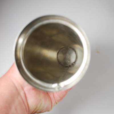 Rare Merv Taylor Cocktail Shaker Lota with matching shaker: Hallmarked - Image 3