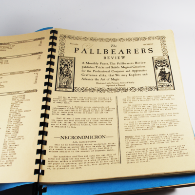 Complete file of Pallbearers Review by Karl Fulves: Spiral bound original issues - Image 2