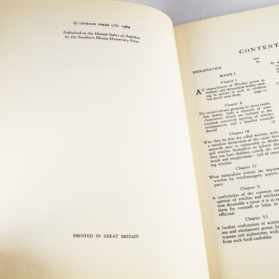 The Discovery of Witchcraft by Reginald Scot 1964 reprint - Image 4