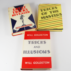 Three Goldston books: Great Tricks Revealed, Tricks and Illusions and Tricks of the Masters