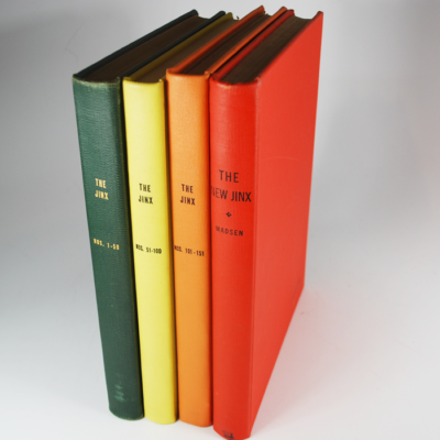 Complete File of Annemann's Jinx and Maden's New Jinx in 4 nicely bound volumes