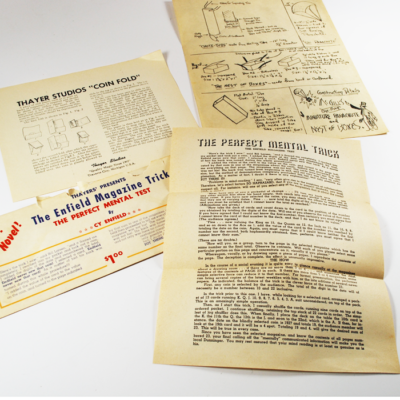 Incredible buy: 10 Pieces of Original Thayer Manuscripts and pamphlets all for one price  averaging $3.50 each! - Image 4