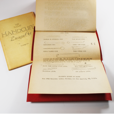 Incredible buy: 10 Pieces of Original Thayer Manuscripts and pamphlets all for one price  averaging $3.50 each! - Image 8