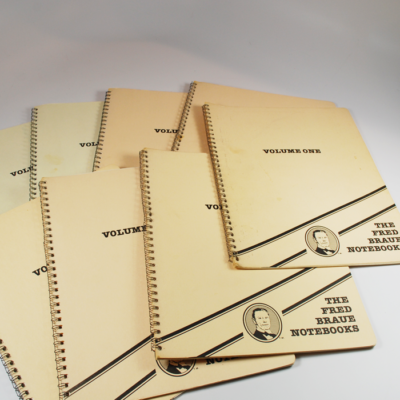 The Fred Braue Notebooks: Charles Reynolds copies with prospectus and signed contract - Image 2