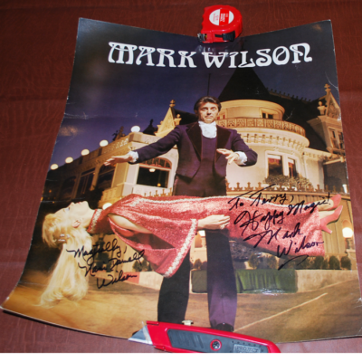 Mark Wilson Poster signed by Mark and Nani