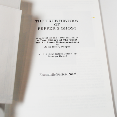 True History of Pepper's Ghost: Reprint of 1890 book - Image 2