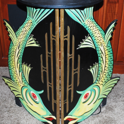 Kim Kee aka Alexander the Great lighted Aerial Fishing Table with Case - Image 3